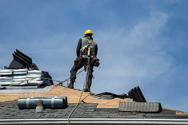 Professional Roof Replacement technician working in Windham, CT